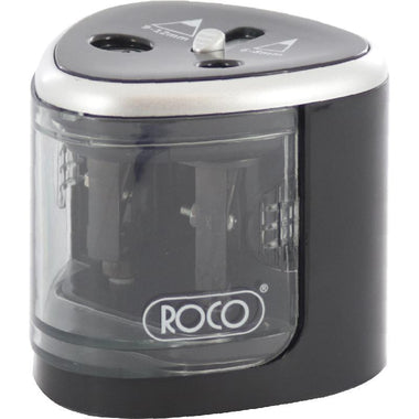 Battery operated sharpener (2x AA battery, automatic/manual, replaceable blade)