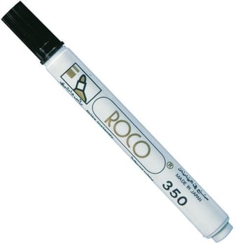 Roco permanent marker round tip black