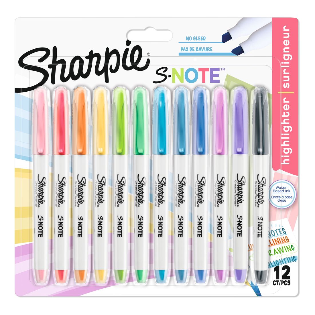 Sharpie S-Note (12/Set)