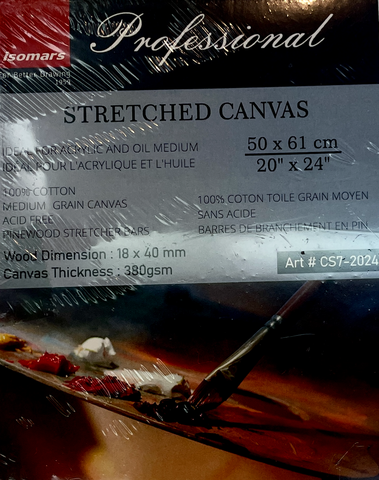 Stetch canvas 50x16cm, 380gsm