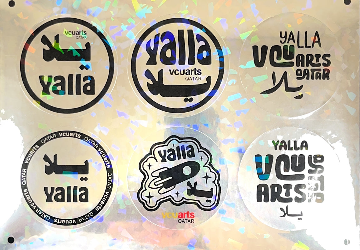 Yalla stickers 6/pkt