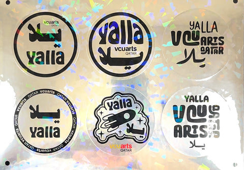 Yalla stickers 6/pkt