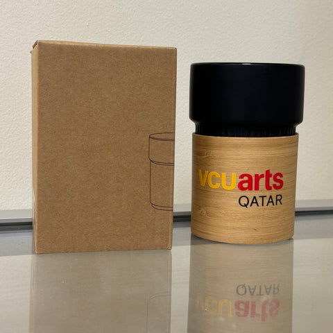 VCUarts Fika 340 ml tumbler with bamboo sleeve