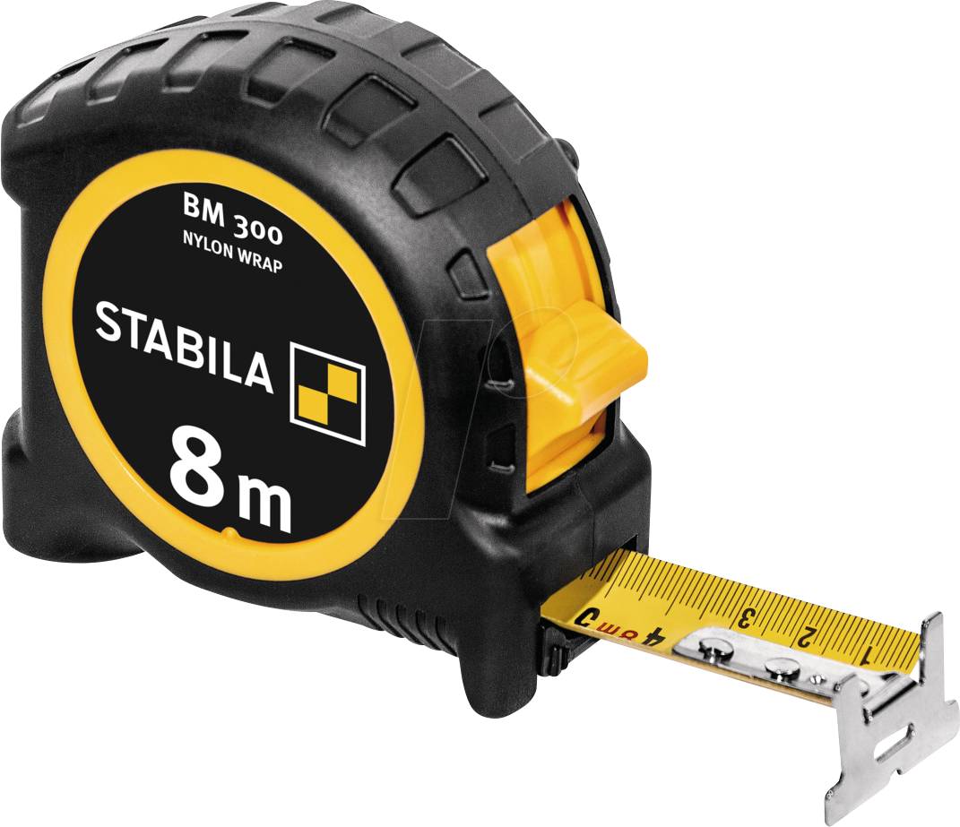 Stabila 19574 Measuring tape BM 300, 8 m, metric scale