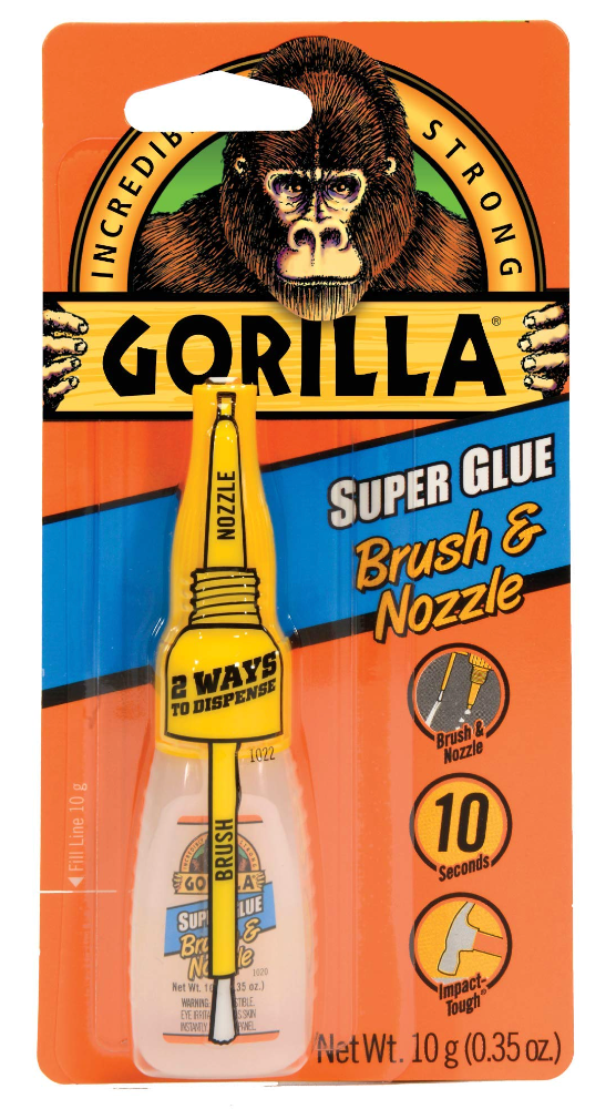 Gorilla super glue brush & nozzle 16 oz