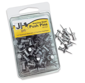 Stainless steel push pins 100BX