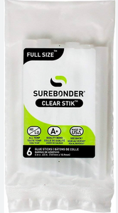 GLUE STICKS SUREBONDER REG 4IN HOT PKG6