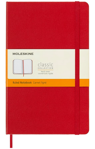 MOLESKINE NOTEBOOK PKT RED RULED