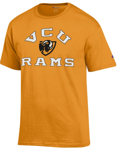 VCU Rams Champion Tee Yellow - L