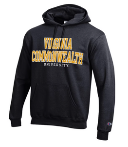 VCU Champion Replen Powerblend Hoodie BLACK - S