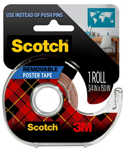 Scotch removable poster tape