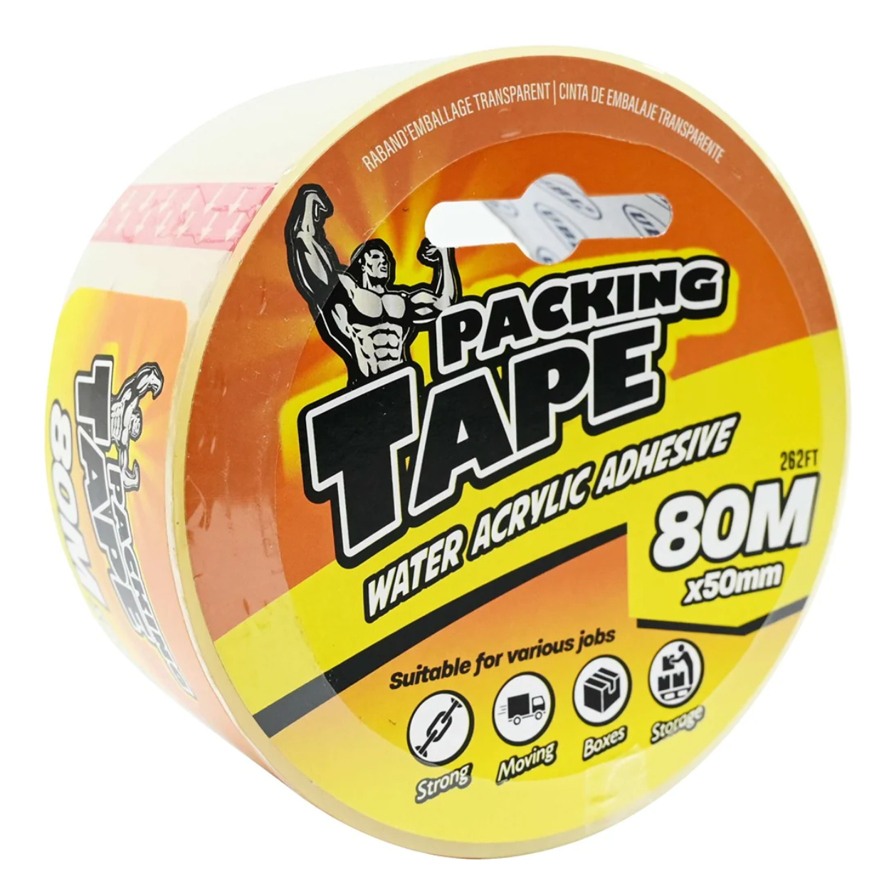 UBL Packing Tape 50Mx50mm water acrylic adhesive