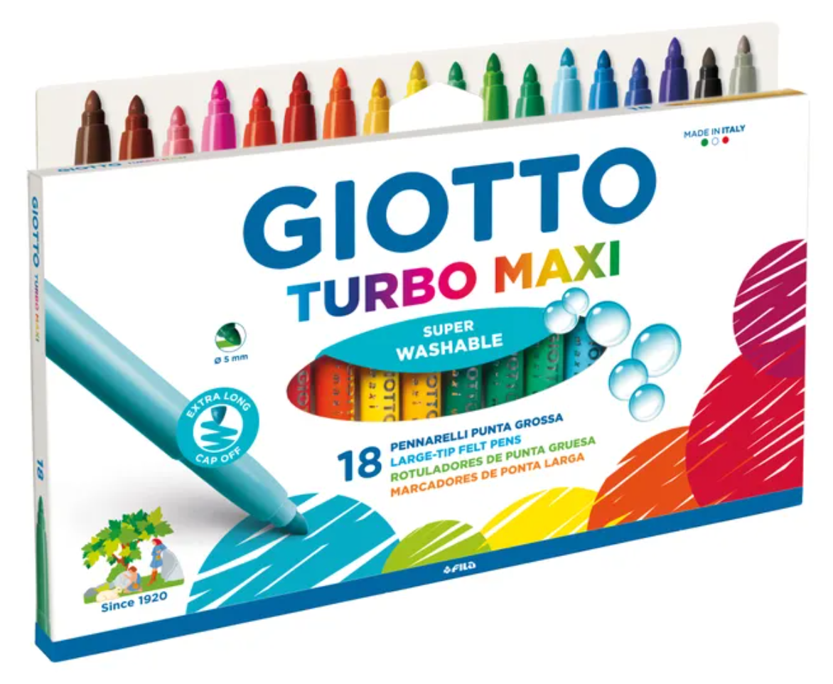 Giotti turbo maxi markers set of 18