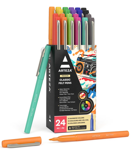 Arteza 24 classic felt pens