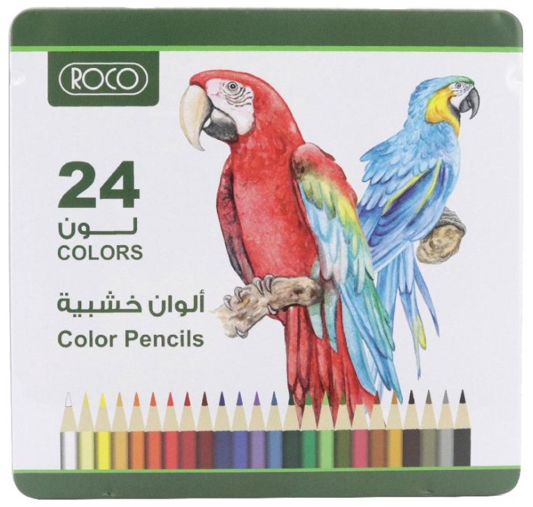 Color pencil set 24 colors