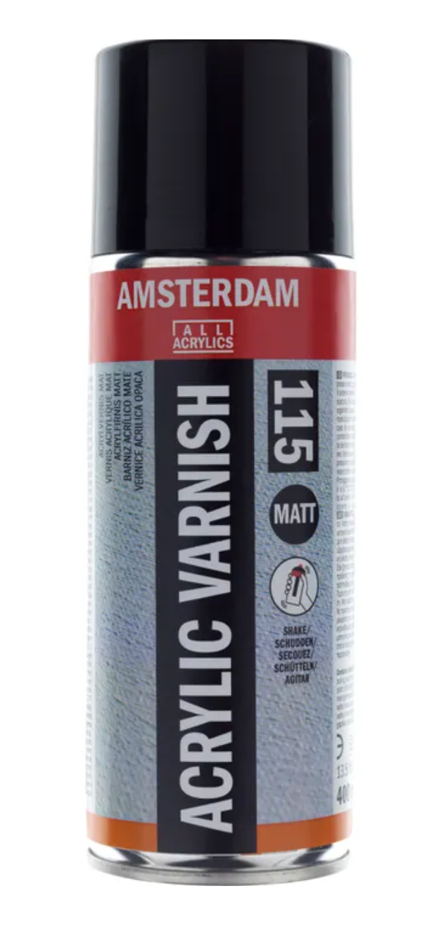 Acrylic varnish 115 matt spray can 400 ml