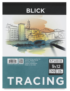 Blick Studio Tracing Paper Pad - 9" x 12", 50 Sheets