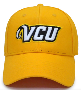 Virginia Commonwealth Structured Adjustable Cap Yellow