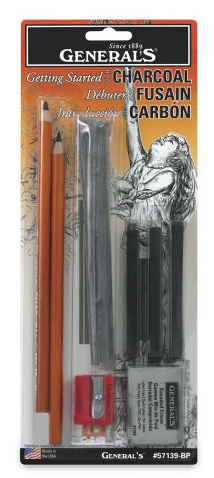 General's Charcoal drawing assortment - Set of 11