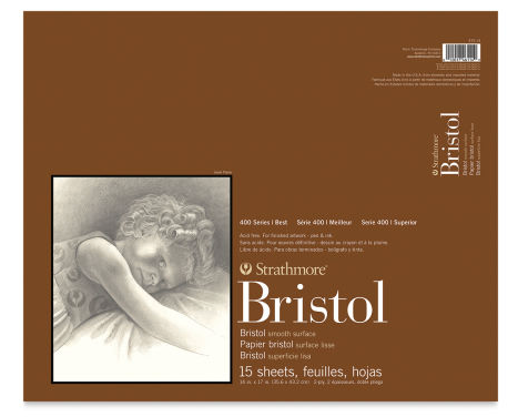 Strathmore Bristol Pad - 14" x 17", Smooth, 15 Sheets