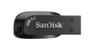 SanDisk Ultra Shift USB 3.2 Gen 1 Flash Drive - 32GB (Black)