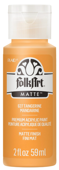 FolkArt Gloss Acrylic Paint (Tangerine)
