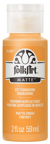 FolkArt Gloss Acrylic Paint (Tangerine)