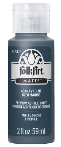 FolkArt Acrylic Paint (Navy Blue)