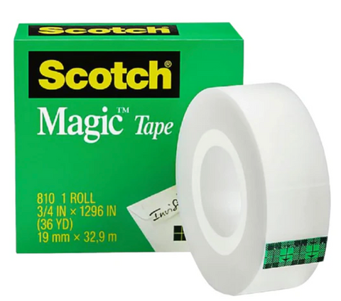 Scotch 3M Magic Tape, 1/2