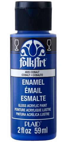 FolkArt Gloss Acrylic Paint 4025 cobalt hue