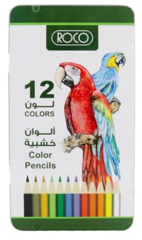 12 color pencils Tin (Roco)