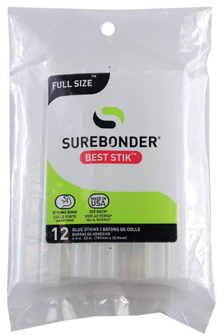 Surebonder High Temperature Best Glue Sticks 4in - 12/PKT (101mm x 10.9mm)