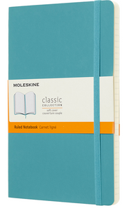 MOLESKINE CLASSIC NOTEBOOK SOFTCOVER 8.25X5 REFF BLUE