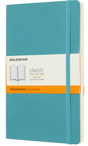 MOLESKINE CLASSIC NOTEBOOK SOFTCOVER 8.25X5 REFF BLUE