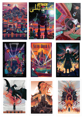 Postcards by Hazem Asif
