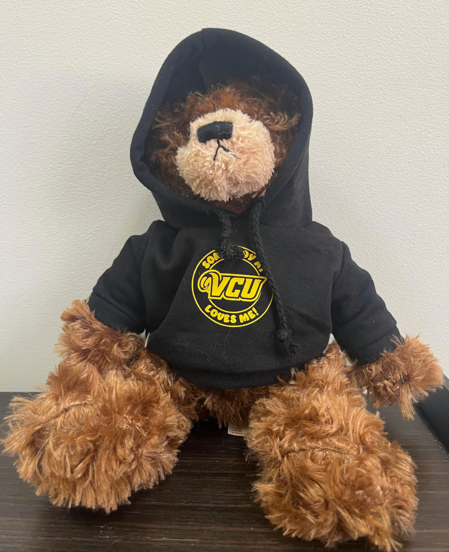 VCU 12" Brown Bear with Hoodie - "Someone at VCU loves me!"