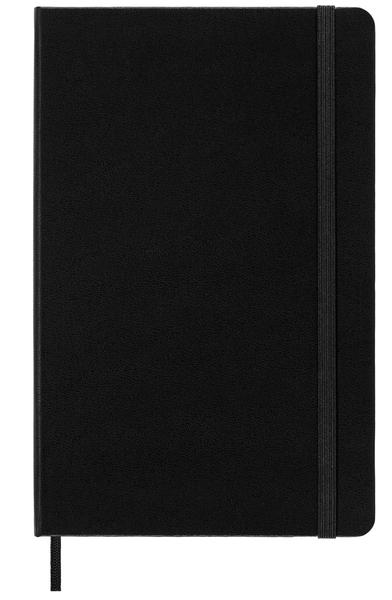 Moleskine Classic Notebook, Large, Squared, Black, Hard Cover (5 x 8.25)