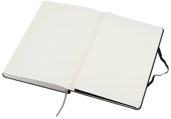 Classic Grid Notebook for Writing and Note Taking, Hardcover, Graph Ruled, 240 Pages, 5" x 8.25", Black