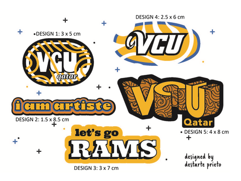 VCU Sticker Pack designed by Destarte Prieto