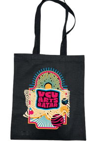 Star tote bag black