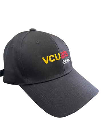 VCUarts Qatar black cap