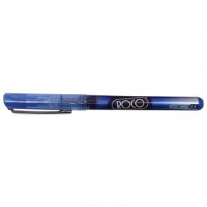 Click Pens Roco Roco free ink roller pen 0.5 blue – VCUarts Qatar Bookstore
