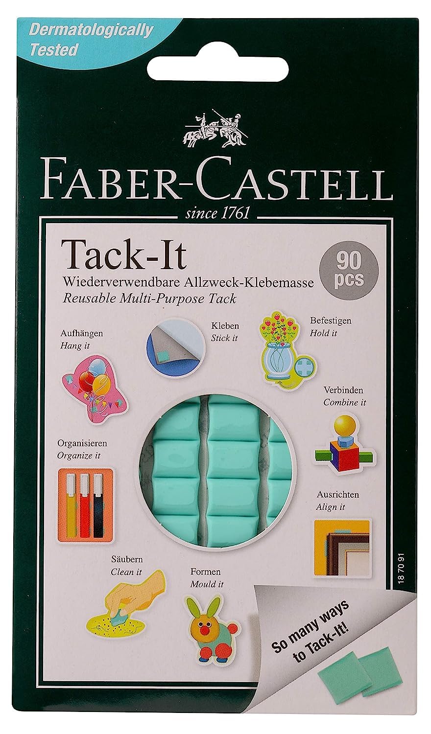 Faber-Castell Tack-It Multipurpose Adhesive, Non-Toxic Reusable & Removable