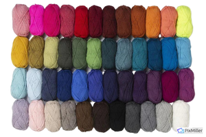 Bamboo yarns assorted colors