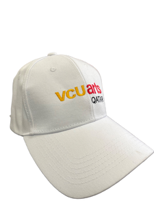 VCUarts Qatar white cap