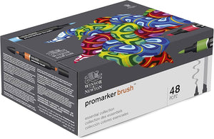 Winsor & Newton Promarker Brush, Set of 48