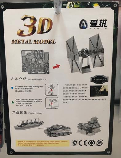 3D metal model DIY different designs