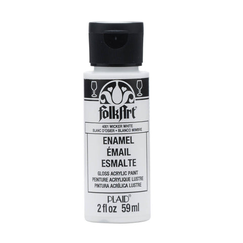 FolkArt Gloss Acrylic Paint (Wicker White)