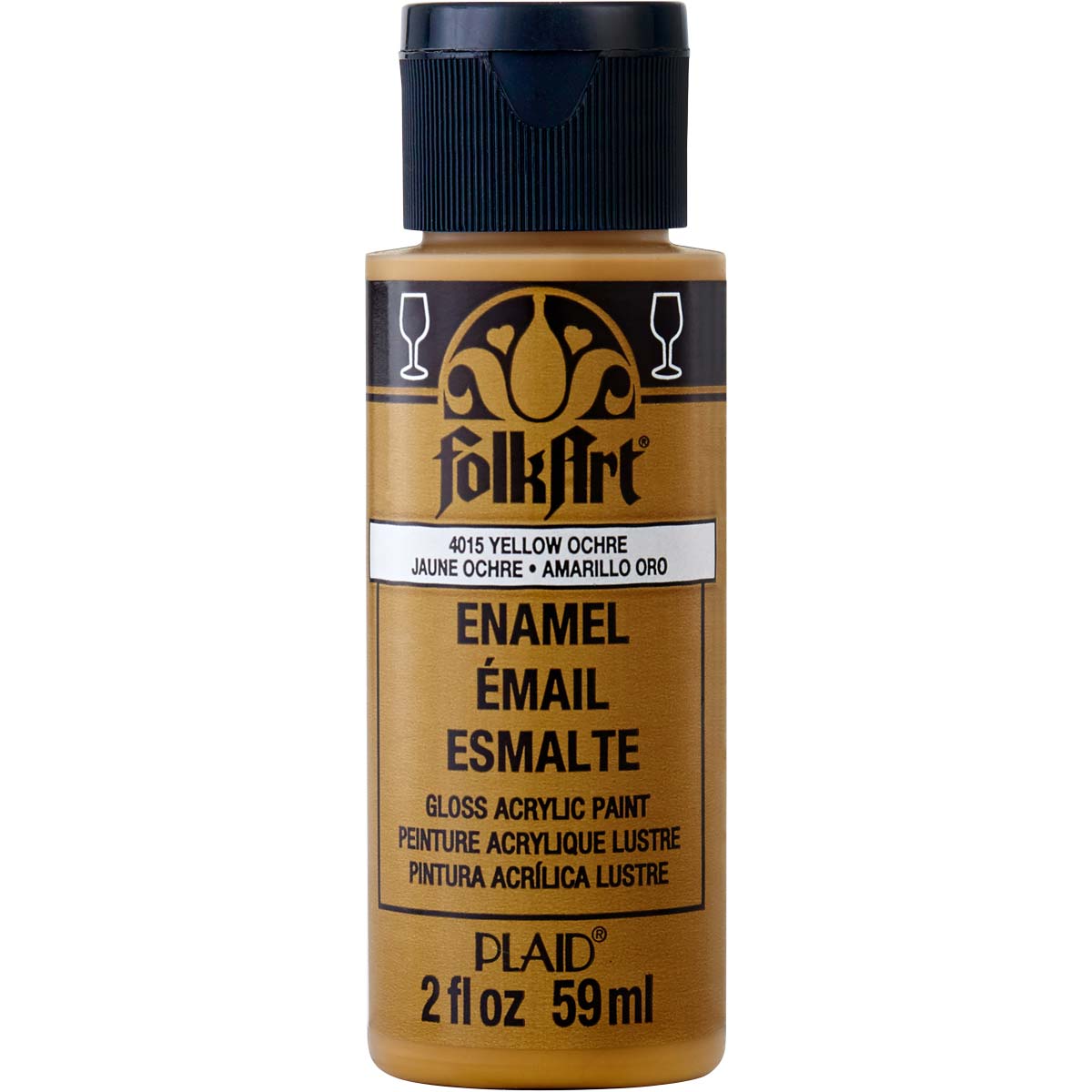 FolkArt Gloss Acrylic Paint (Yellow Ochre)