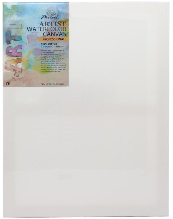 Artist Watercolor Canvas Professional 100% cotton 16x20" 250